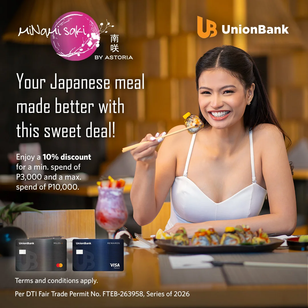 Minami Saki By Astoria - UnionBank Promo