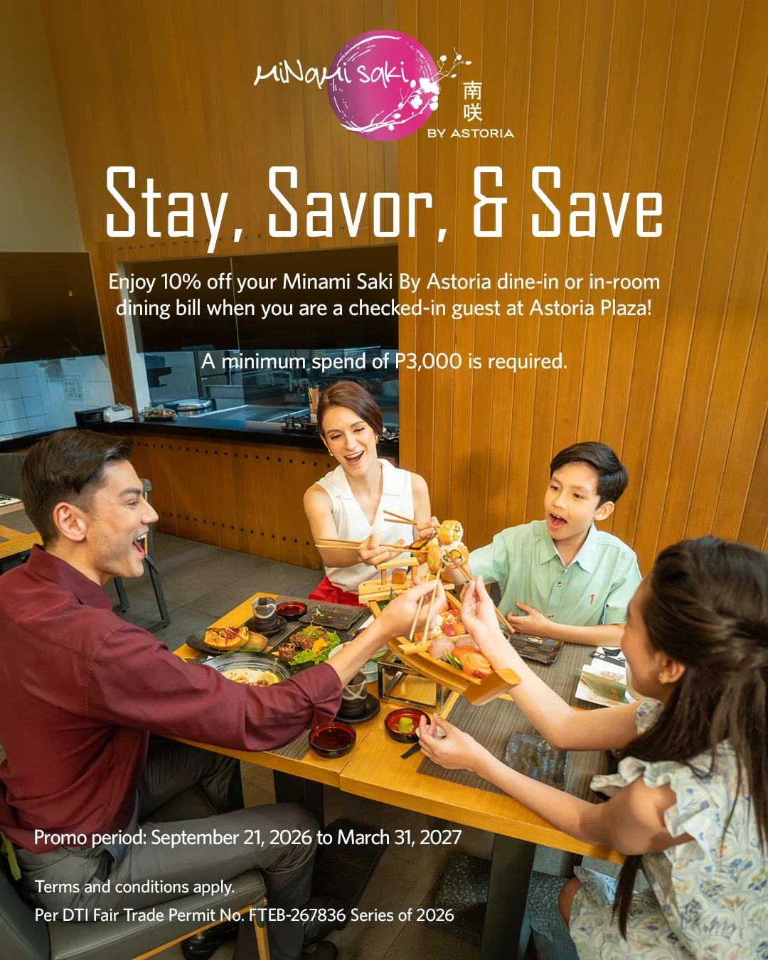 Stay, Savor, & Save – Minami Saki By Astoria