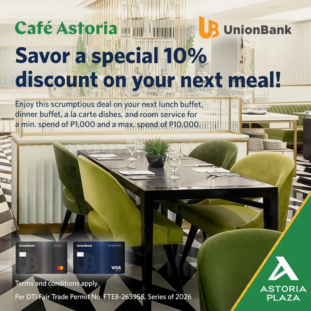 UnionBank Promo - Cafe Astoria