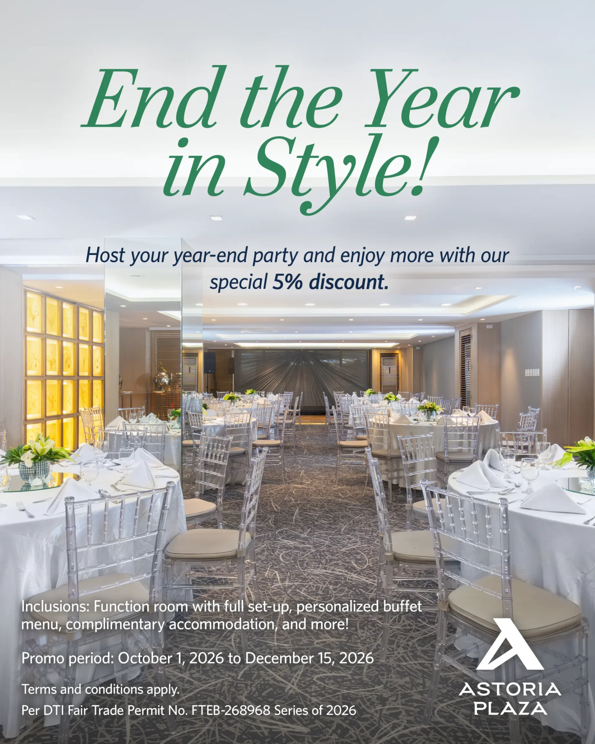 End the Year in Style!