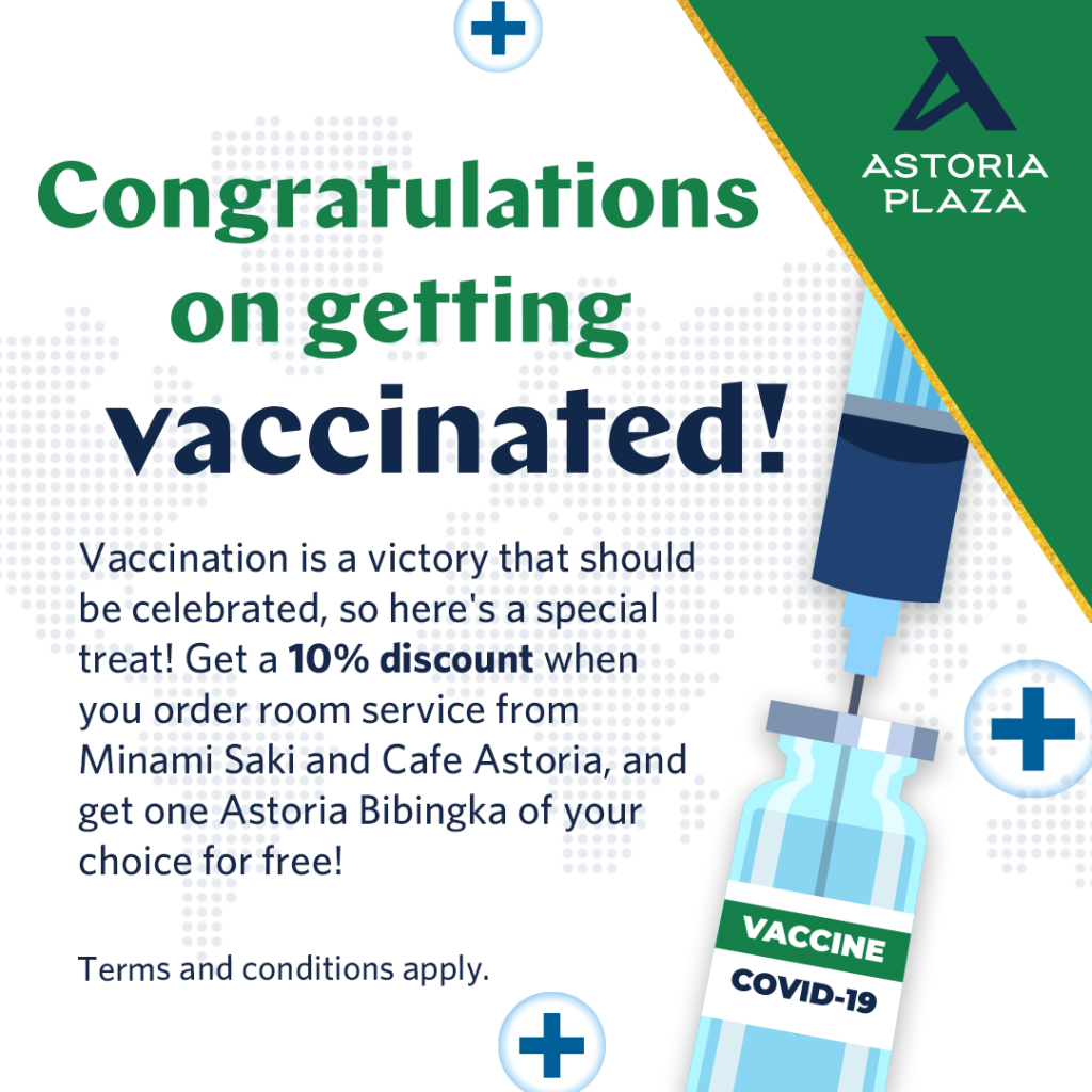 vaccinated promo astoria plaza
