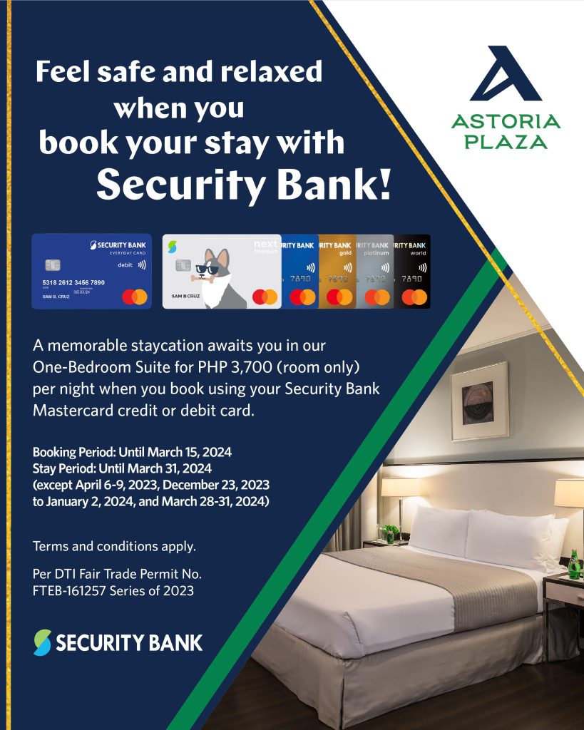 security bank promo astoria plaza 2023